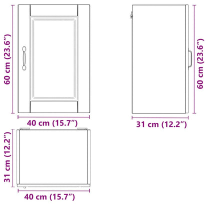 Küchen-Hängeschrank Porto Betongrau Holzwerkstoff