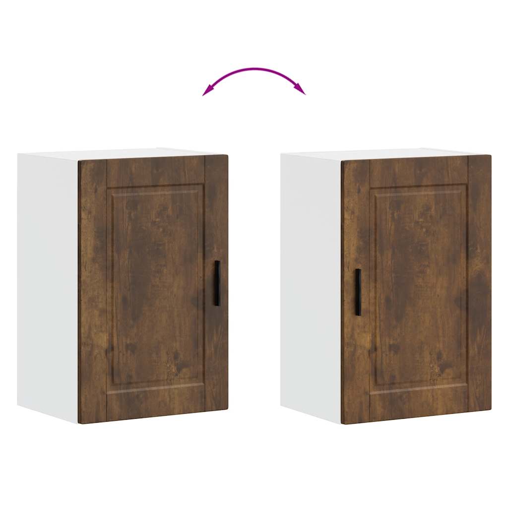 Küchen-Hängeschrank Porto Räuchereiche Holzwerkstoff