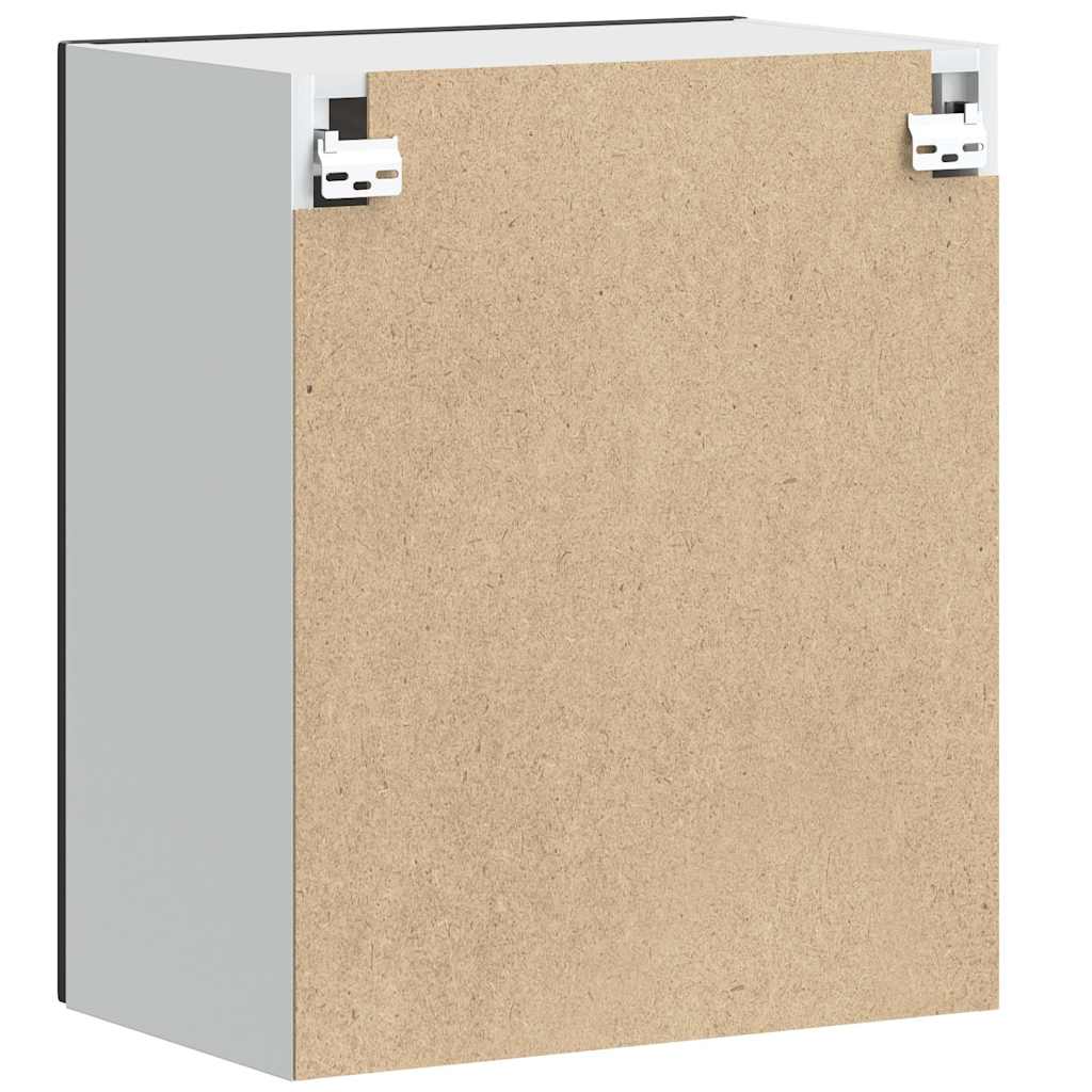 Küchen-Hängeschrank Porto Schwarz Holzwerkstoff