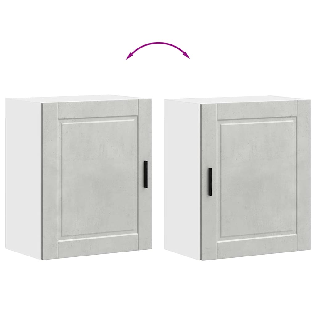 Küchen-Hängeschrank Porto Betongrau Holzwerkstoff