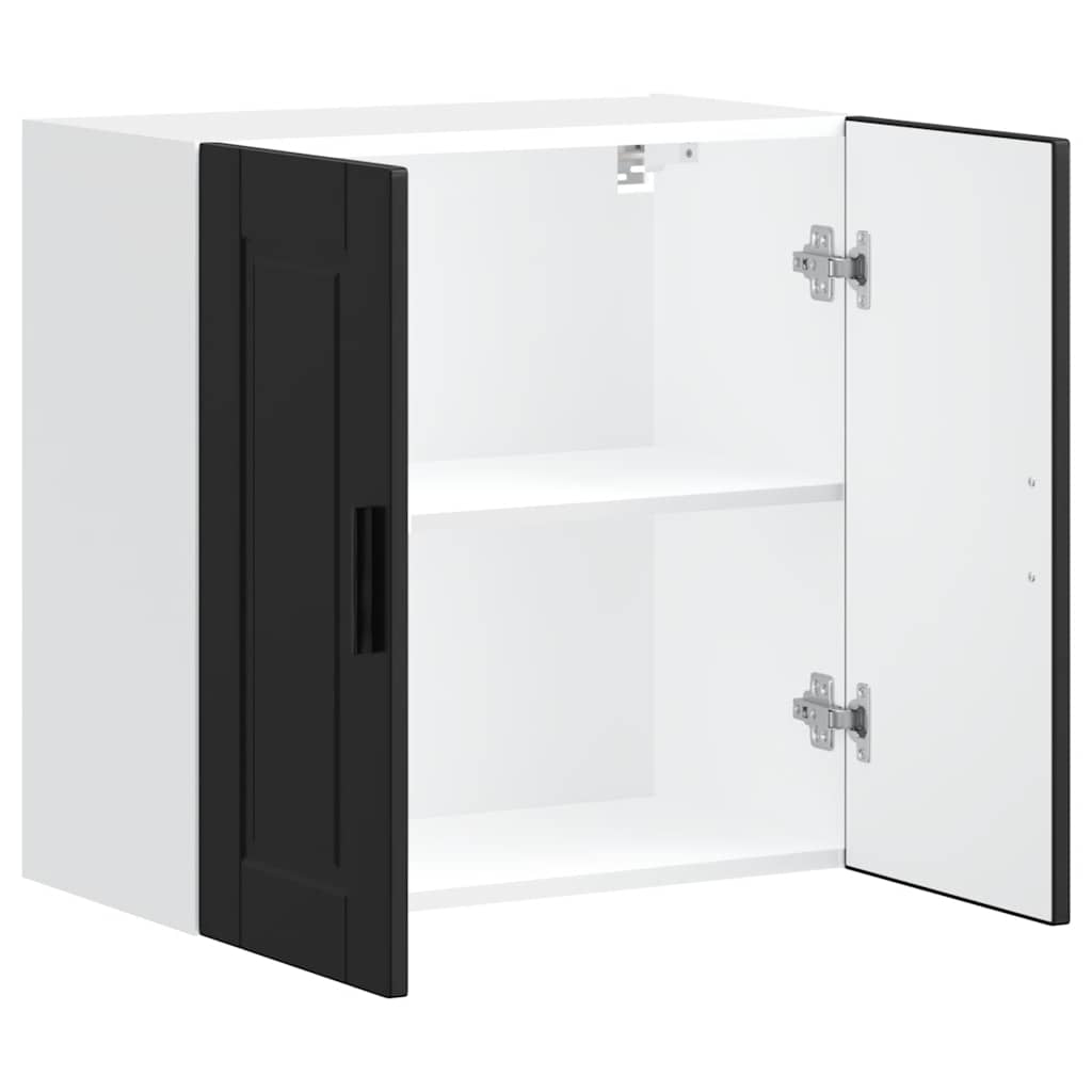 Küchen-Hängeschrank Porto Schwarz Holzwerkstoff