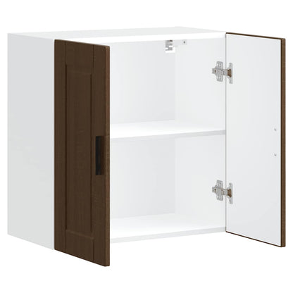 Küchen-Hängeschrank Porto Braun Eichen-Optik Holzwerkstoff