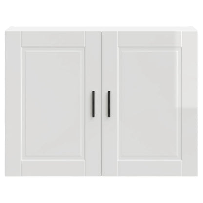 Küchen-Hängeschrank Porto Hochglanz-Weiß Holzwerkstoff