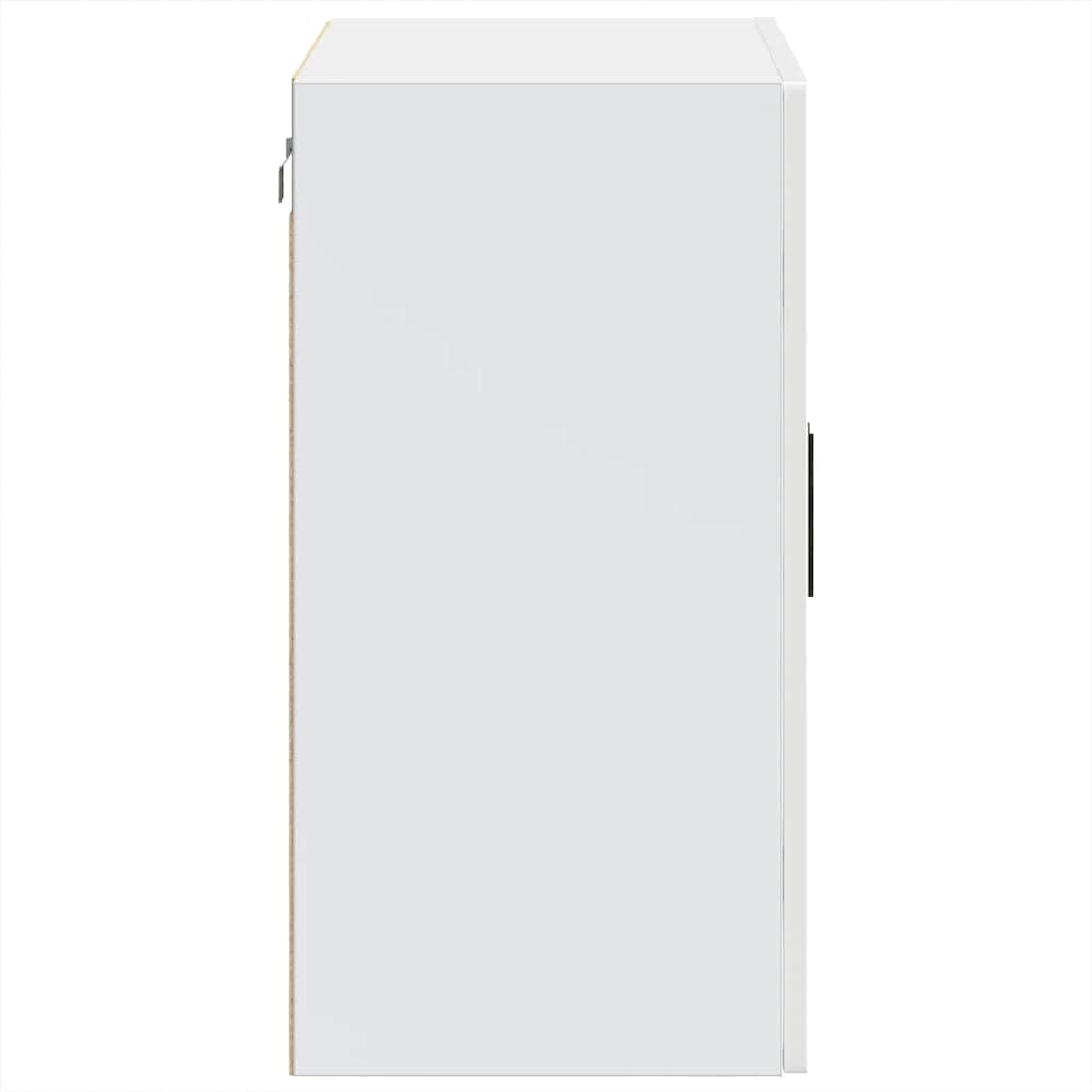 Küchen-Hängeschrank mit Glastür Porto Hochglanz-Weiß