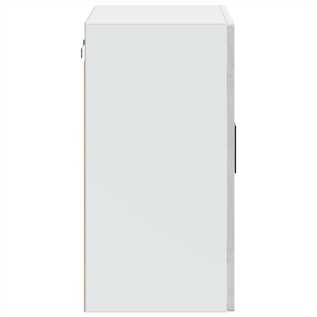 Küchen-Hängeschrank mit Glastür Porto Betongrau