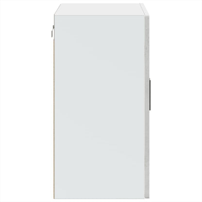 Küchen-Hängeschrank mit Glastür Porto Betongrau