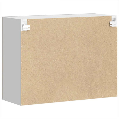 Küchen-Hängeschrank mit Glastür Porto Räuchereiche