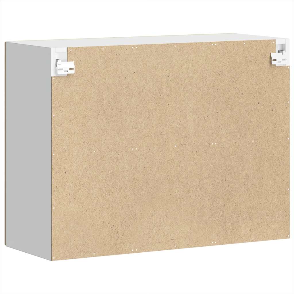 Küchen-Hängeschrank mit Glastür Porto Artisan-Eiche