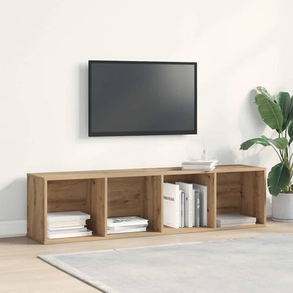 Bücherregal/TV-Schrank Altholz-Optik 36x30x143 cm Holzwerkstoff