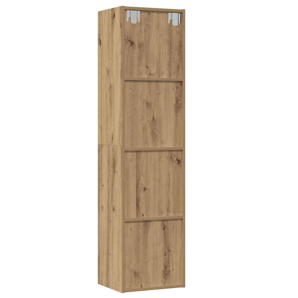Bücherregal/TV-Schrank Altholz-Optik 36x30x143 cm Holzwerkstoff