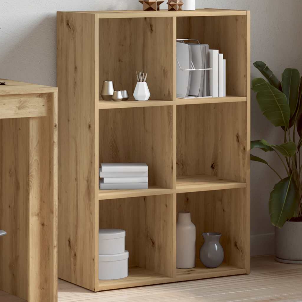 Bücherregal/Sideboard Artisan-Eiche 66x30x98 cm Holzwerkstoff