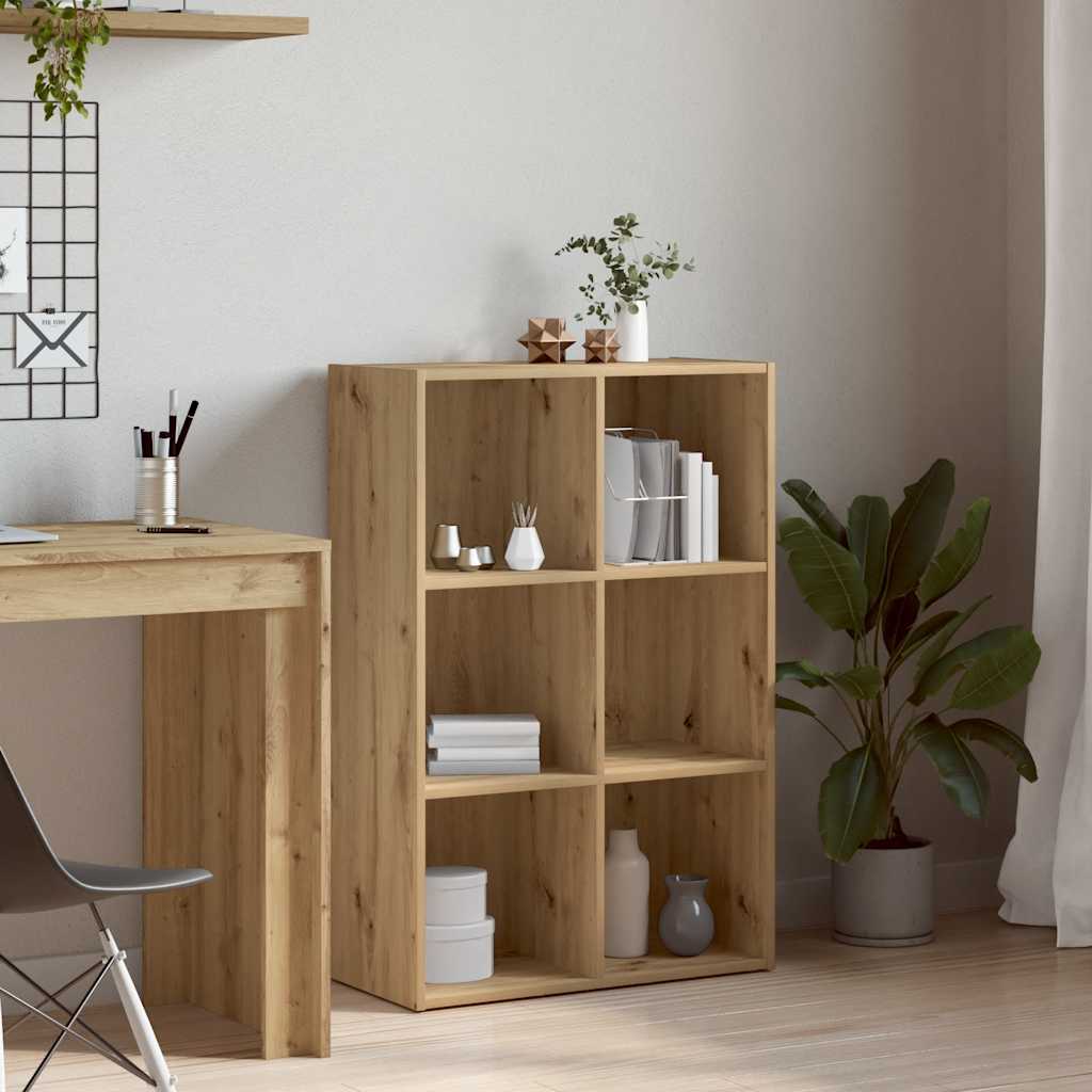 Bücherregal/Sideboard Artisan-Eiche 66x30x98 cm Holzwerkstoff