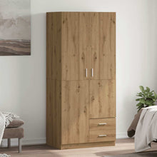 Kleiderschrank Artisan-Eiche 80x52x180 cm Holzwerkstoff