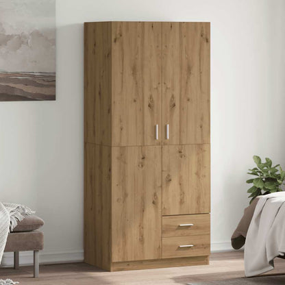 Kleiderschrank Artisan-Eiche 80x52x180 cm Holzwerkstoff