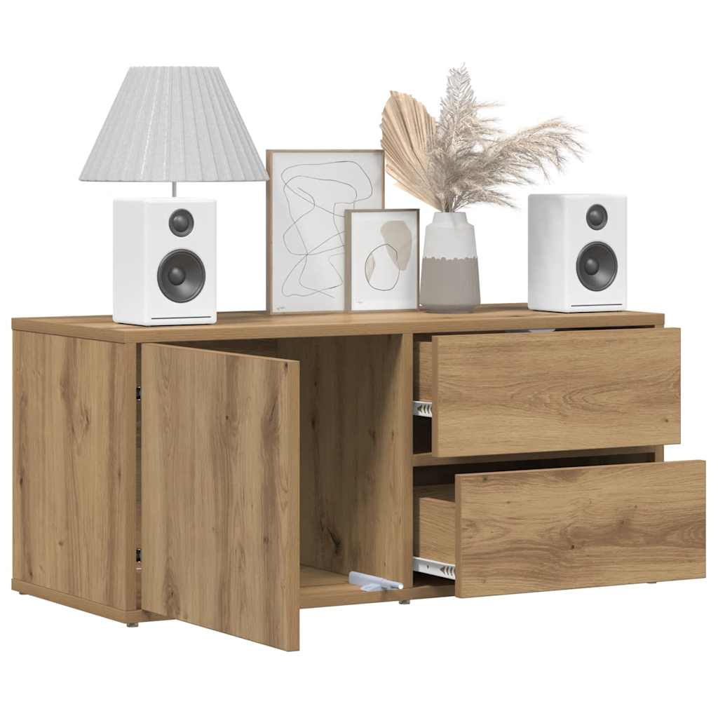 TV-Schrank Artisan-Eiche 80x34x35,5 cm Holzwerkstoff