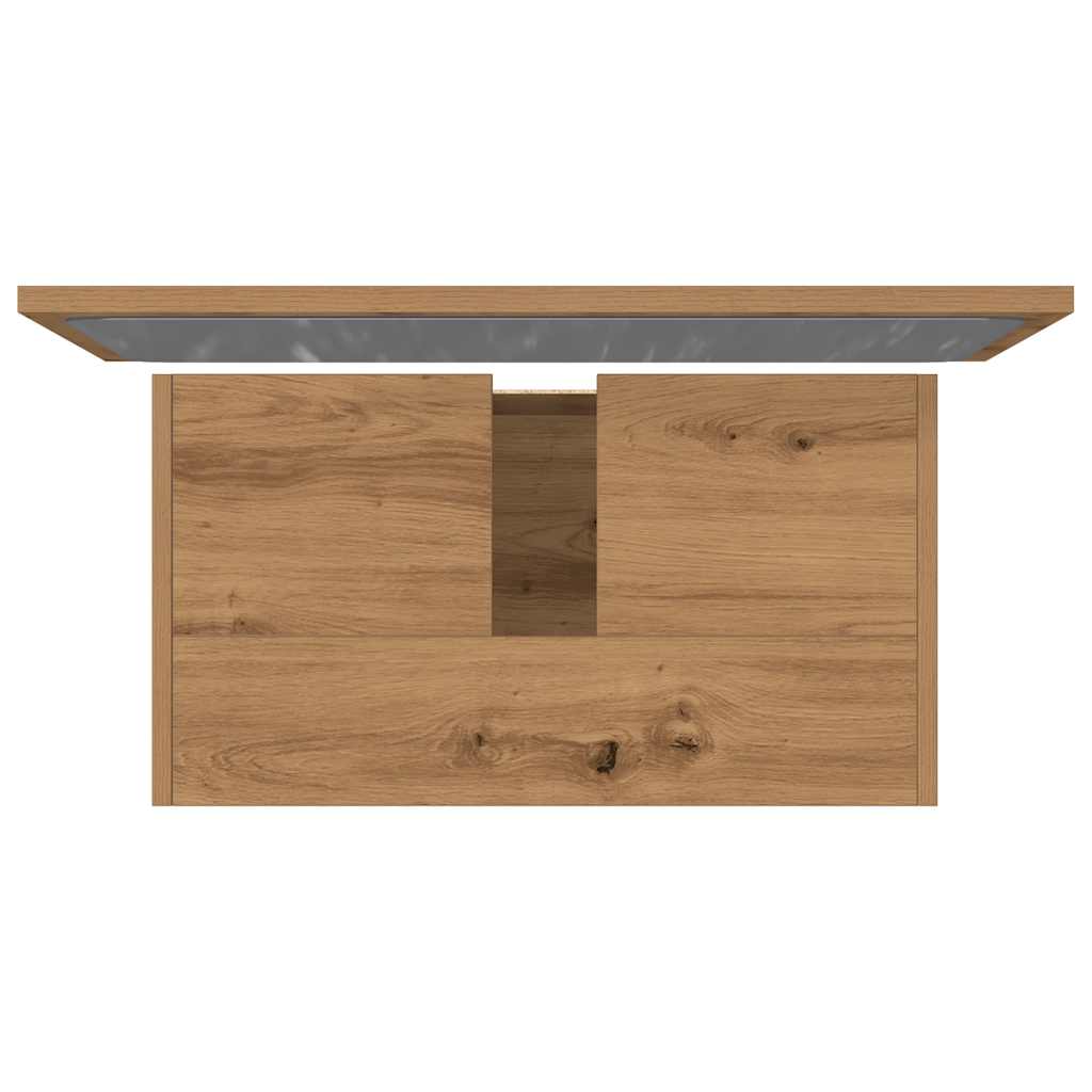 2-tlg. Badmöbel-Set Artisan-Eiche Holzwerkstoff