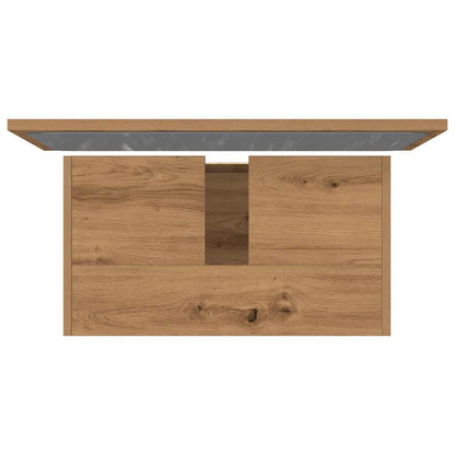 2-tlg. Badmöbel-Set Artisan-Eiche Holzwerkstoff