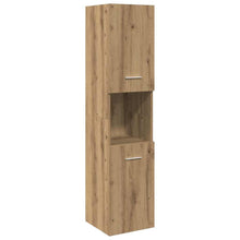 Bad-Hängeschrank Artisan-Eiche 30x30x130 cm Holzwerkstoff