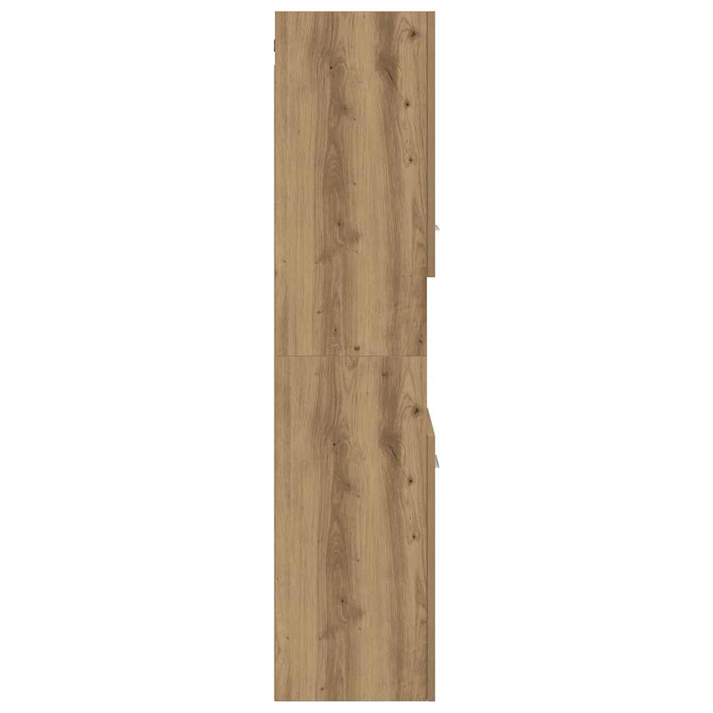 Bad-Hängeschrank Artisan-Eiche 30x30x130 cm Holzwerkstoff