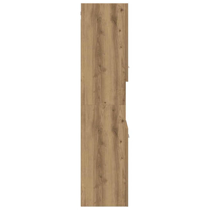 Bad-Hängeschrank Artisan-Eiche 30x30x130 cm Holzwerkstoff