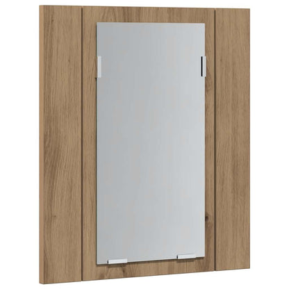 LED-Spiegelschrank Artisan-Eiche 40x12x45 cm Holzwerkstoff