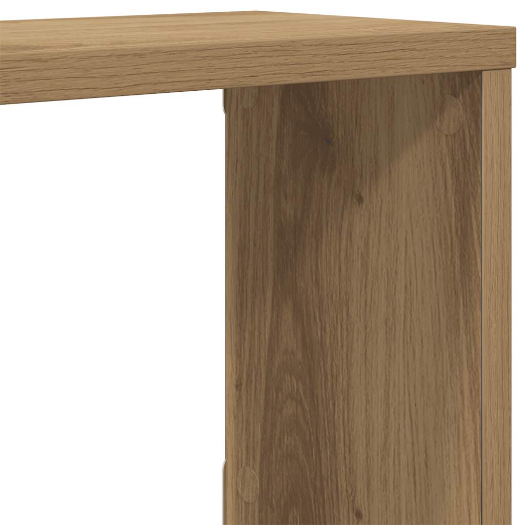Würfel-Wandregale 2 Stk. Artisan-Eiche 100x15x30 Holzwerkstoff