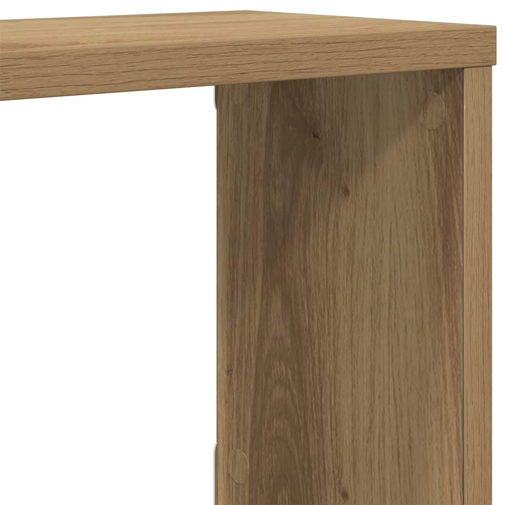 Wandregale 4 Stk. Artisan-Eiche 60x15x23 cm Holzwerkstoff
