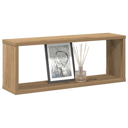Wandregale 4 Stk. Artisan-Eiche 60x15x23 cm Holzwerkstoff