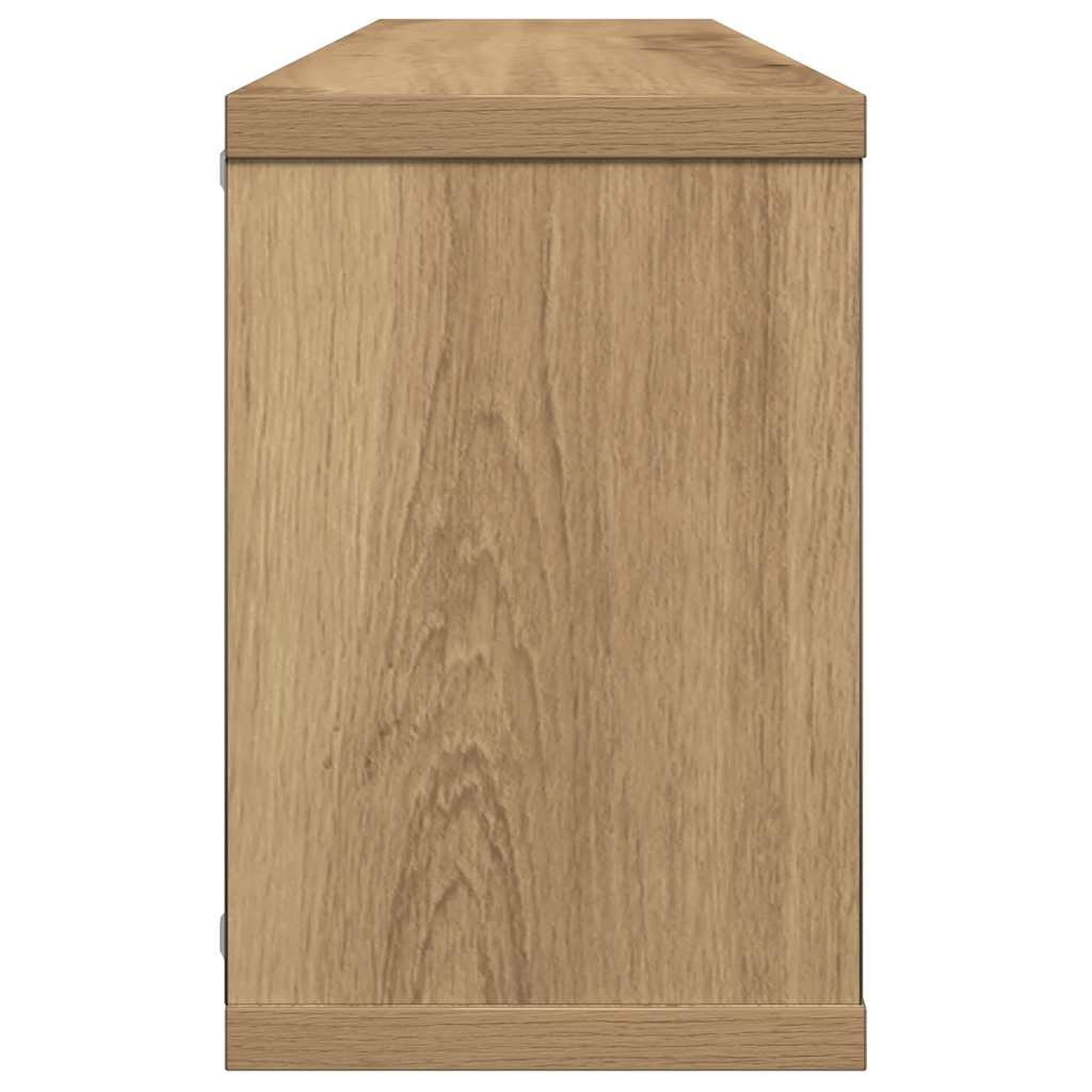 Wandregale 6 Stk. Artisan-Eiche 60x15x23 cm Holzwerkstoff