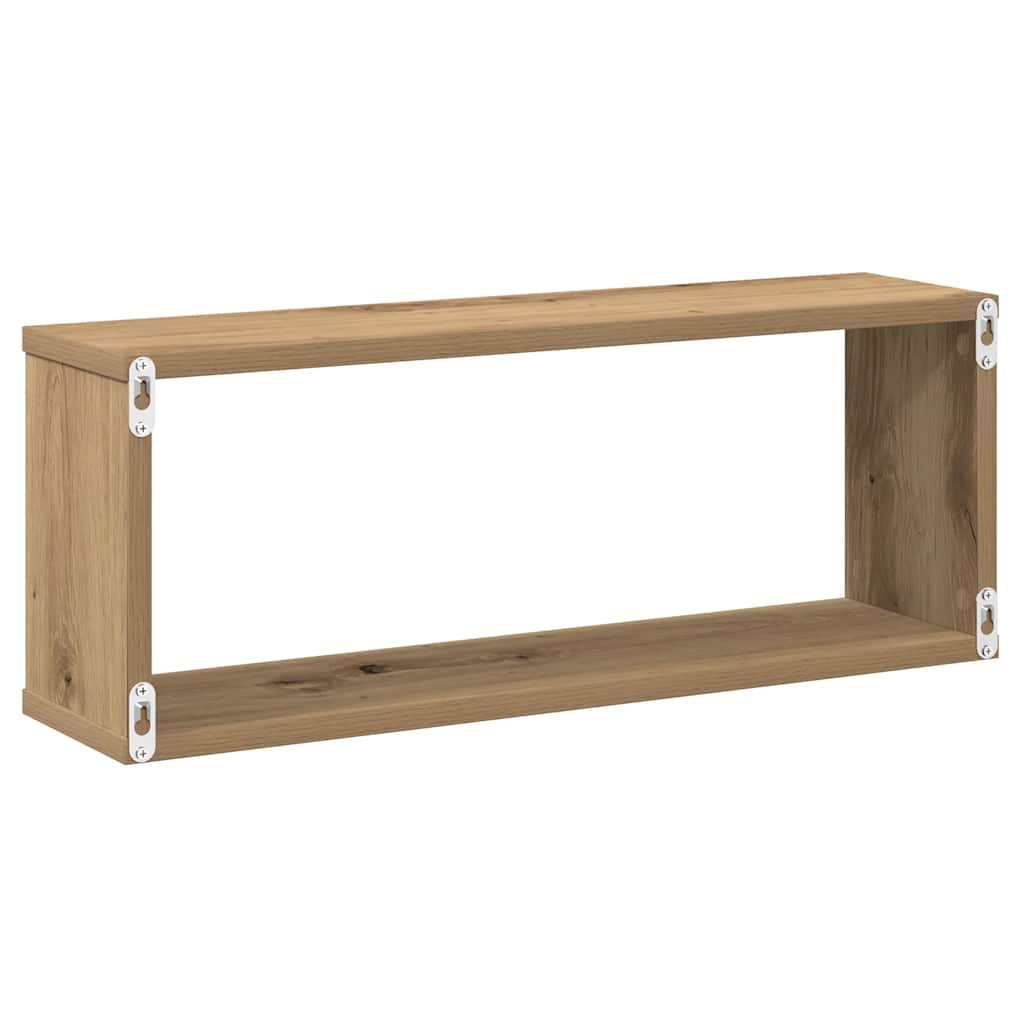 Wandregale 6 Stk. Artisan-Eiche 60x15x23 cm Holzwerkstoff