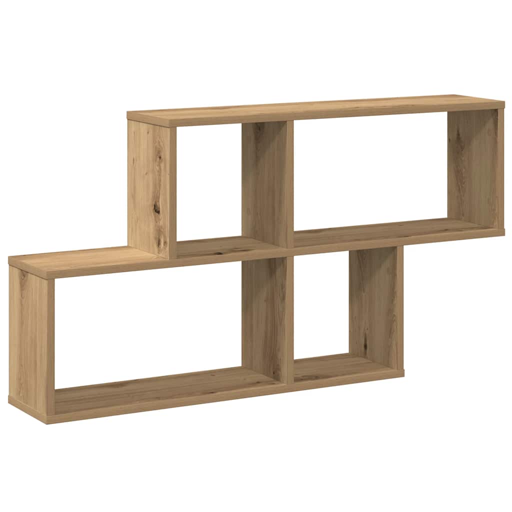 Wandregal Artisan-Eiche 100x18x53 cm Holzwerkstoff