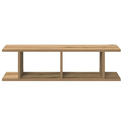 Wandregale 2 Stk. Artisan-Eiche 75x18x20 cm Holzwerkstoff