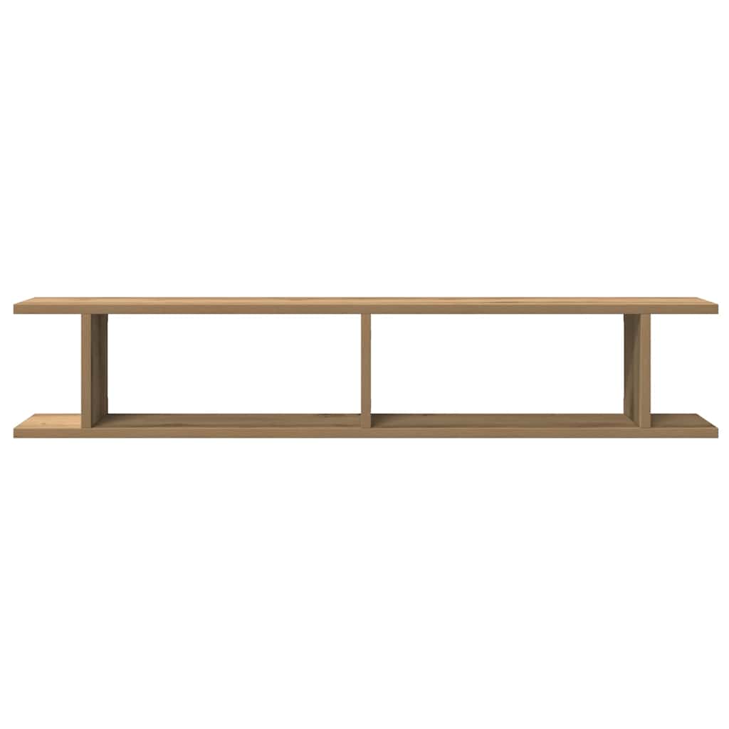 Wandregale 2 Stk. Artisan-Eiche 105x18x20 cm Holzwerkstoff