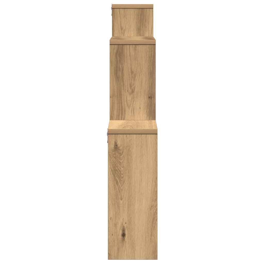 Wandregal Artisan-Eiche 80x15x78,5 cm Holzwerkstoff