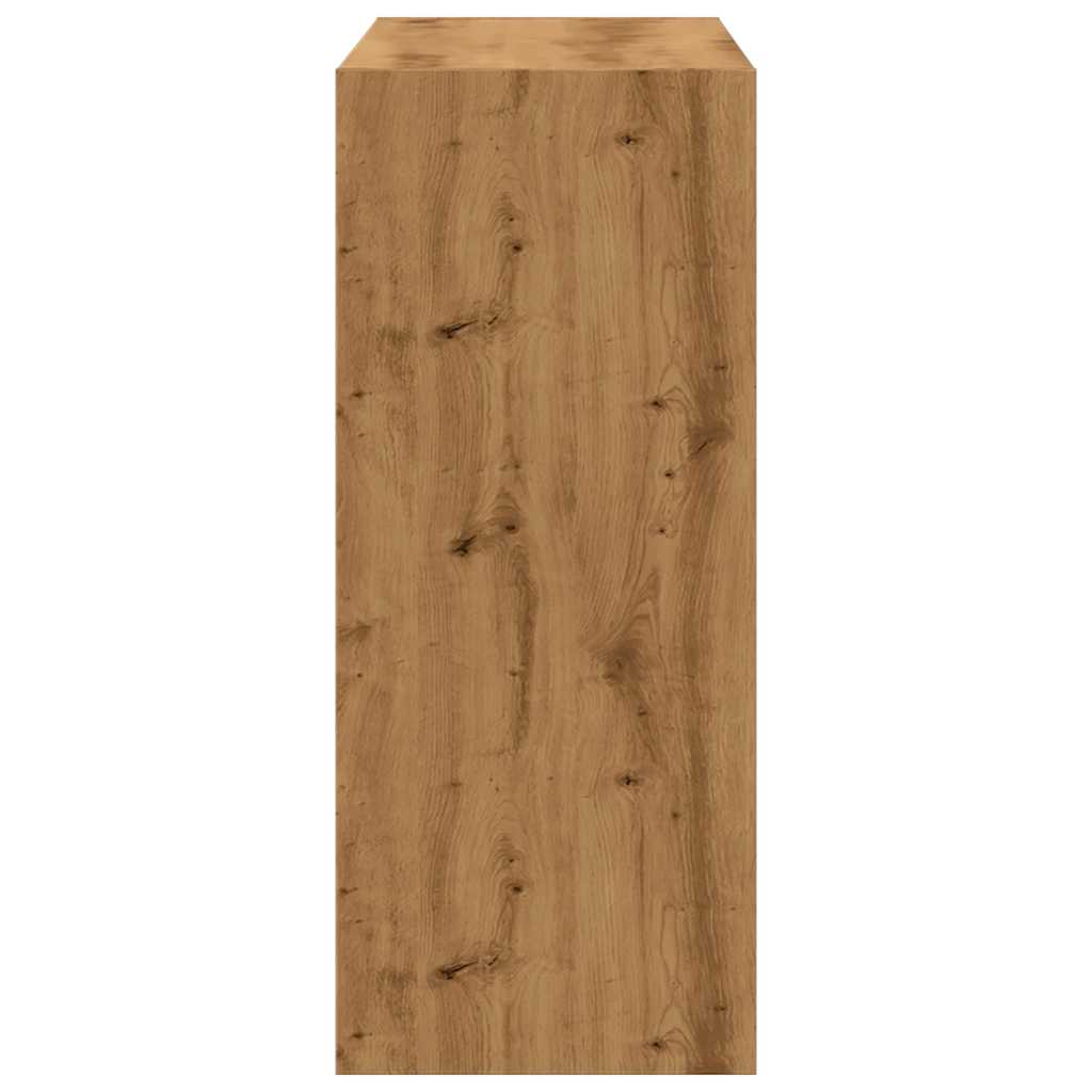 Bücherregal/Raumteiler Artisan-Eiche 80x30x72 cm