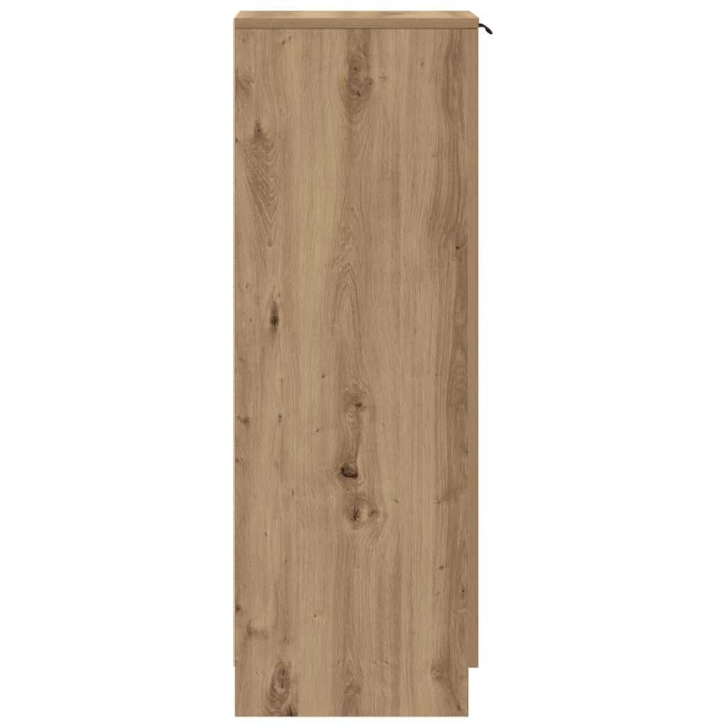 Schuhschrank Artisan-Eiche 29,5x35x100,5 cm Holzwerkstoff