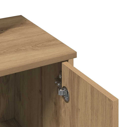 Schminktisch mit Spiegel Artisan-Eiche 86,5x35x136 cm