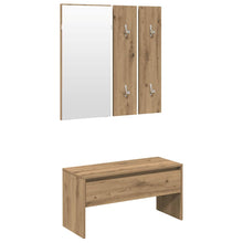 Garderoben-Set Artisan-Eiche Holzwerkstoff Eiche handwerklich