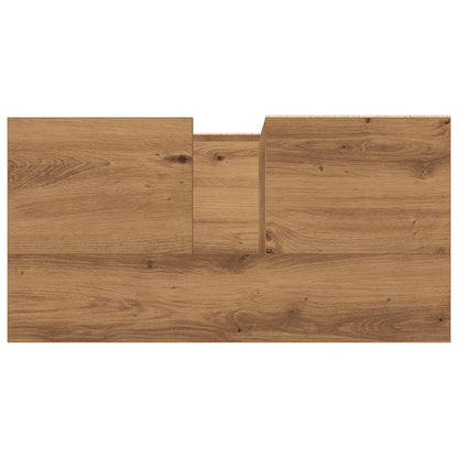 Waschbeckenunterschrank Artisan-Eiche 65x33x60 cm Holzwerkstoff