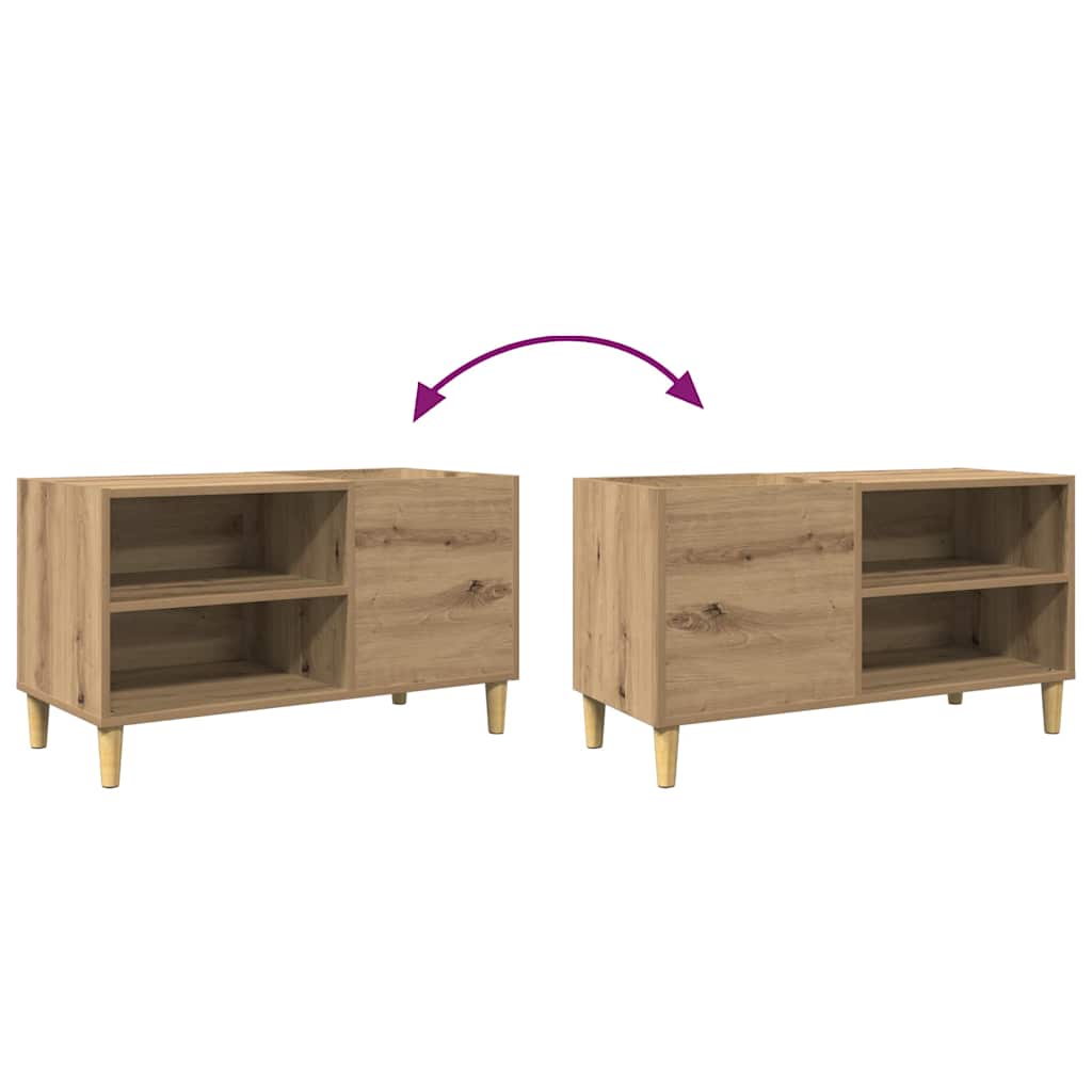 Plattenschrank Artisan-Eiche 84,5x38x48 cm Holzwerkstoff