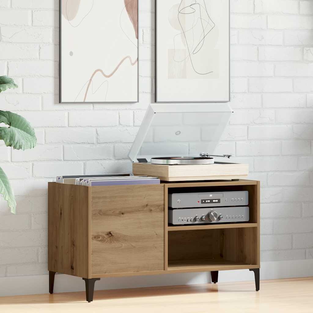 Plattenschrank Artisan-Eiche 84,5x38x48 cm Holzwerkstoff