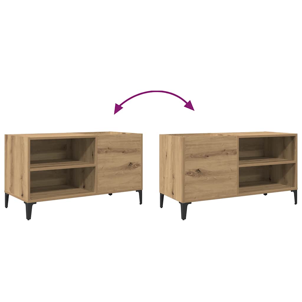 Plattenschrank Artisan-Eiche 84,5x38x48 cm Holzwerkstoff