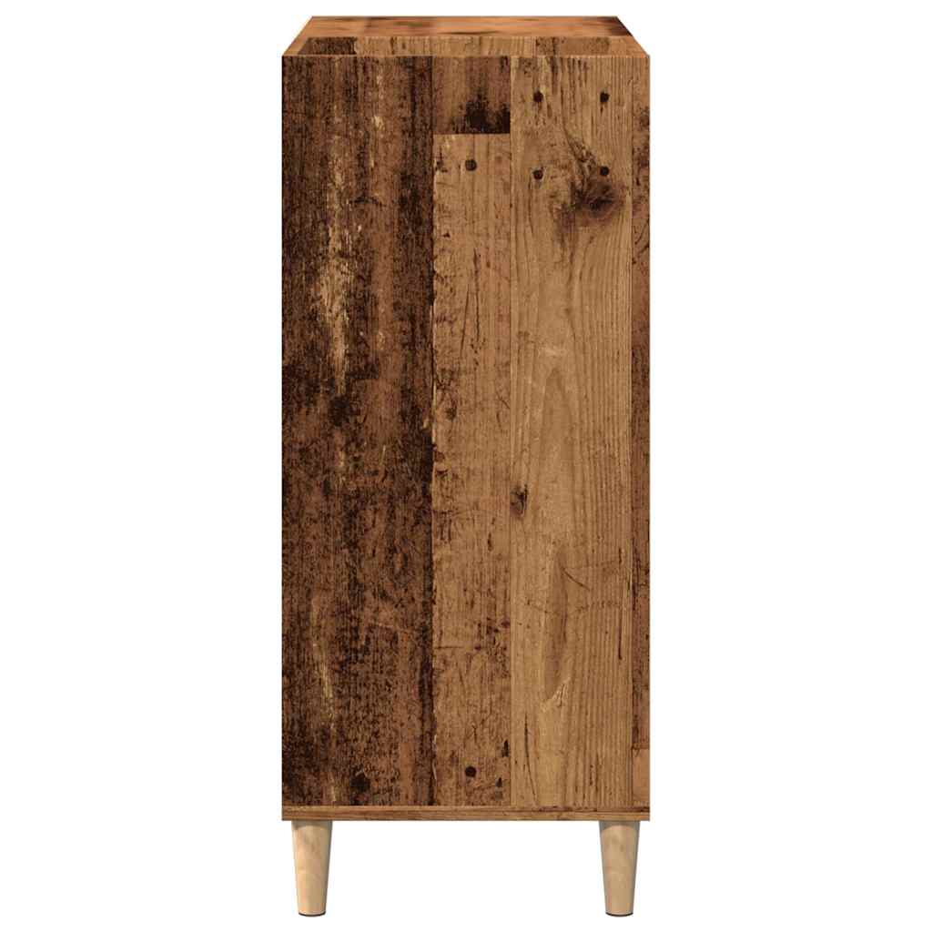 Plattenschrank Altholz-Optik 84,5x38x89 cm Holzwerkstoff