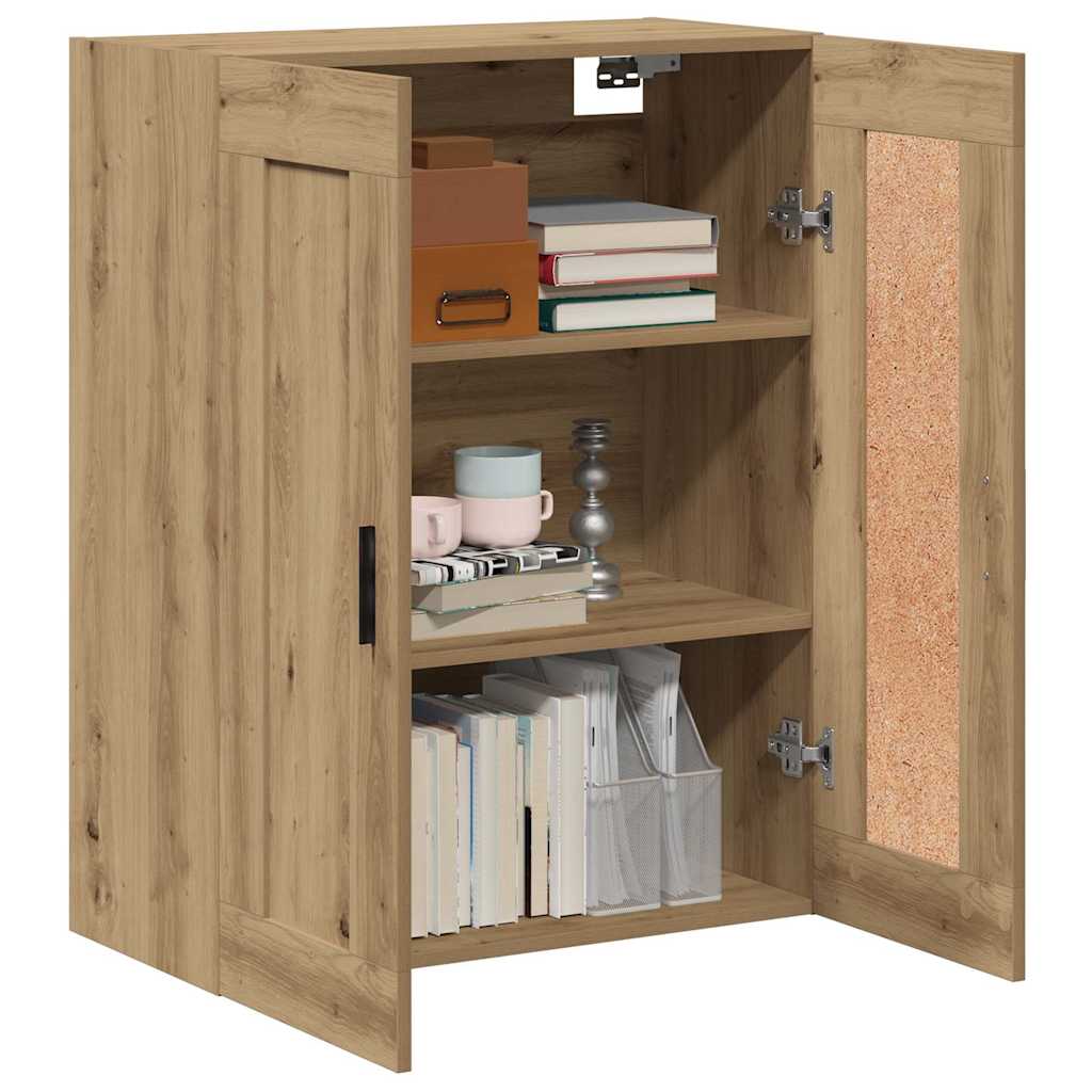 Wandschrank Artisan-Eiche 69,5x34x90 cm Holzwerkstoff