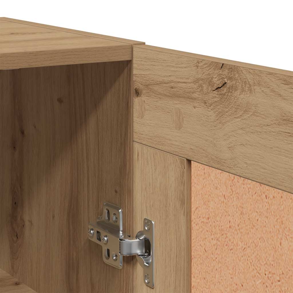 Wandschrank Artisan-Eiche 69,5x34x90 cm Holzwerkstoff