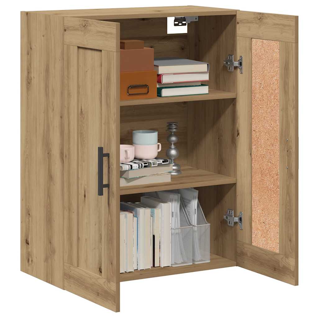 Wandschrank Artisan-Eiche 69,5x34x90 cm Holzwerkstoff