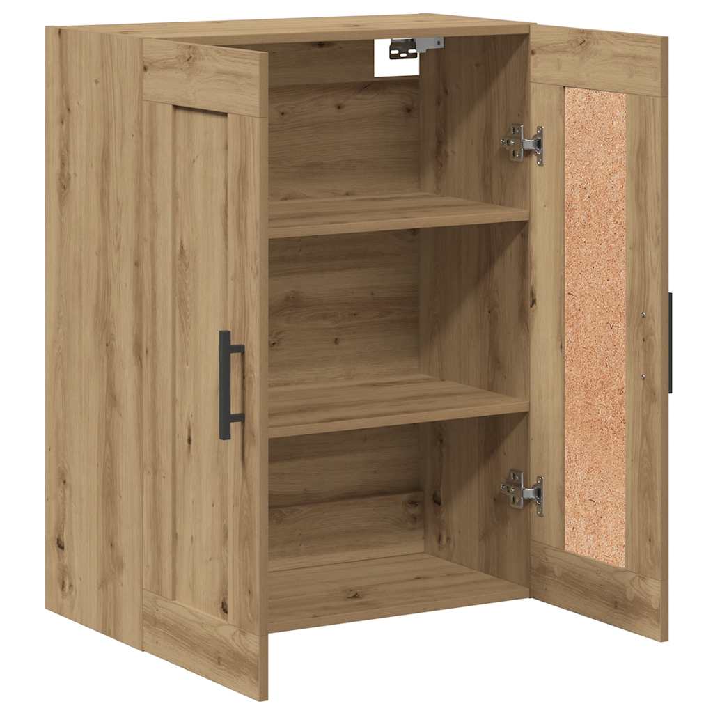 Wandschrank Artisan-Eiche 69,5x34x90 cm Holzwerkstoff