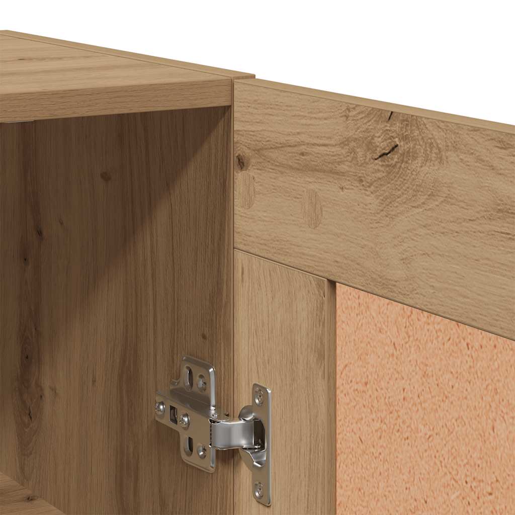 Wandschrank Artisan-Eiche 69,5x34x90 cm Holzwerkstoff