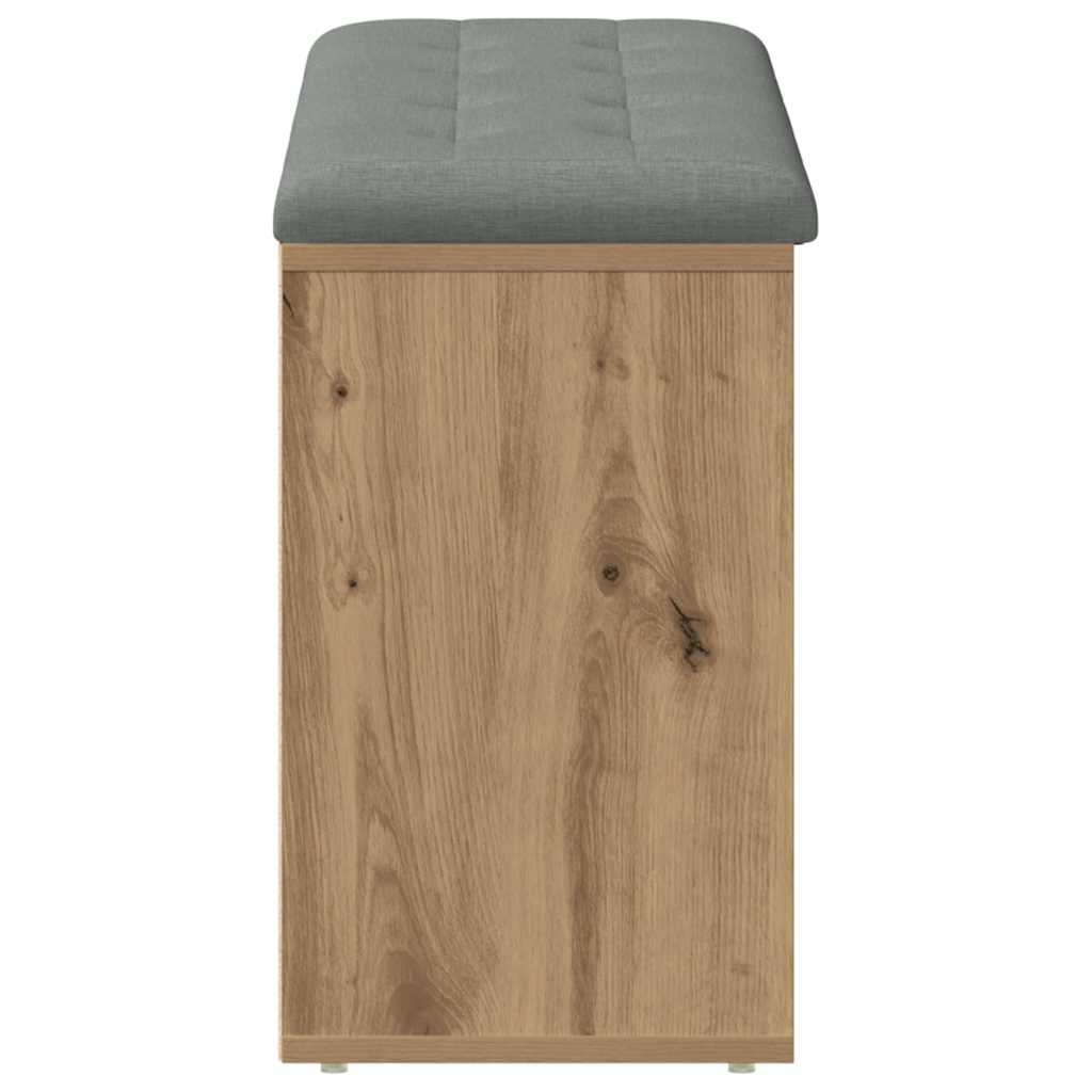 Schuhbank Artisan-Eiche 102x32x50 cm Holzwerkstoff