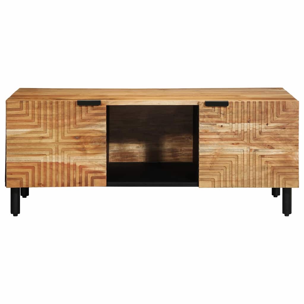 Couchtisch Braun 100 x 54 x 40 cm Massivholz Akazie